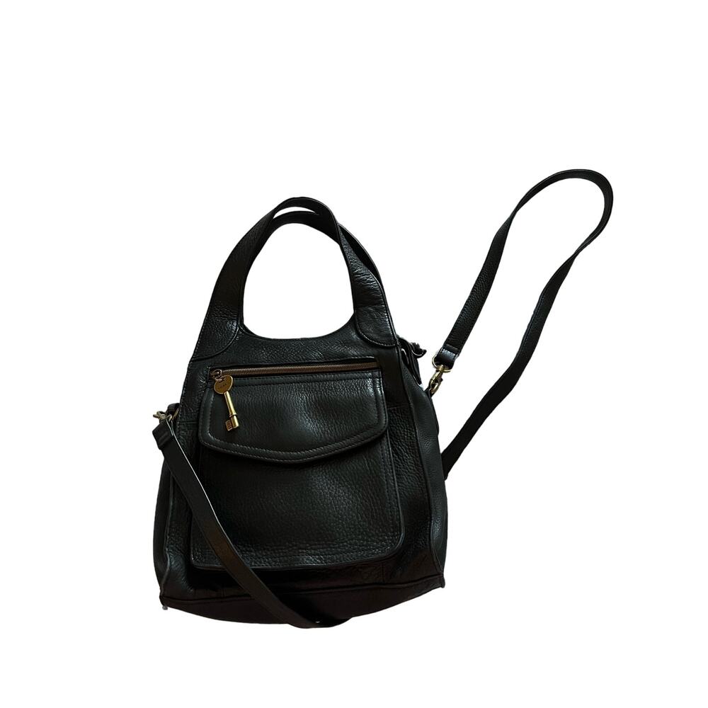 Fossil | Vintage Leather Black Shoulder Bag